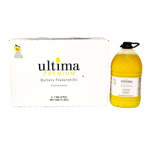Ultima Premium Buttery Liquid Butter Alternative Oil 1 gal., PK3